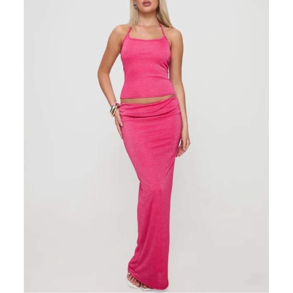 Princess Polly Pink Shimmer Matching Set